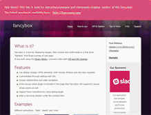 Tablet Screenshot of fancybox.net